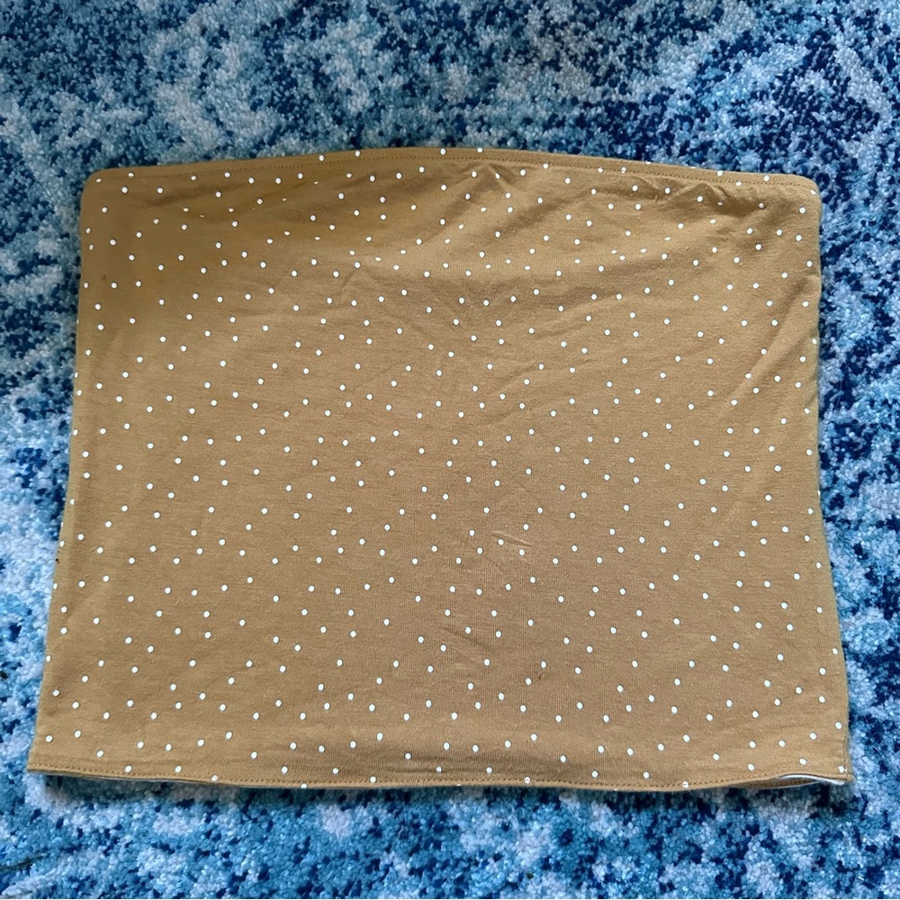 American Eagle | Reversible Mustard Yellow Cropped Tube Top